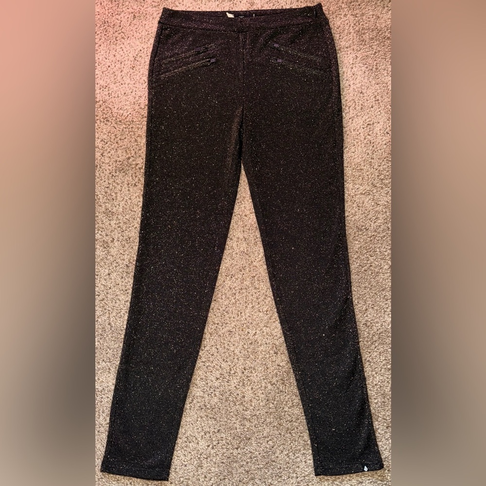 Volcom Black Sparkle Pants NWOT